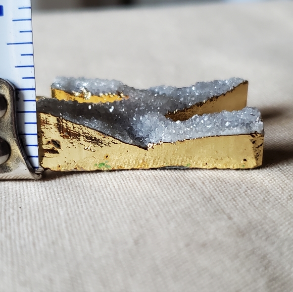 N Drusy Initial Pendant Connector - Picture 3 of 8